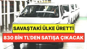 Türkiye, 830 Bin Liraya Yüzde Yüz Yerli Araç Üretti! İşte Detaylar