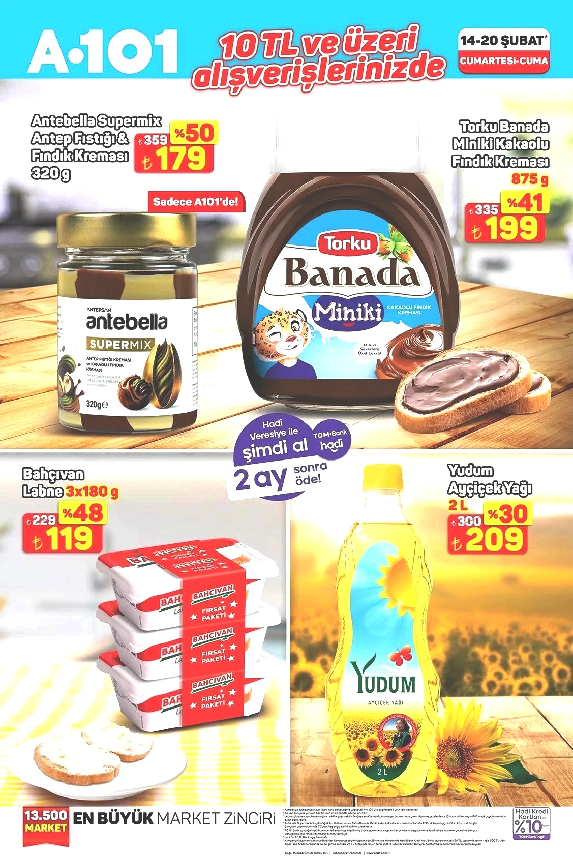 10 TL VE ÜZERİ ALIŞVERİŞLERDE GEÇERLİ