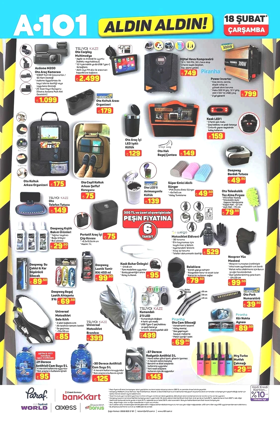 18 ŞUBAT A101 AKTÜEL KATALOĞU