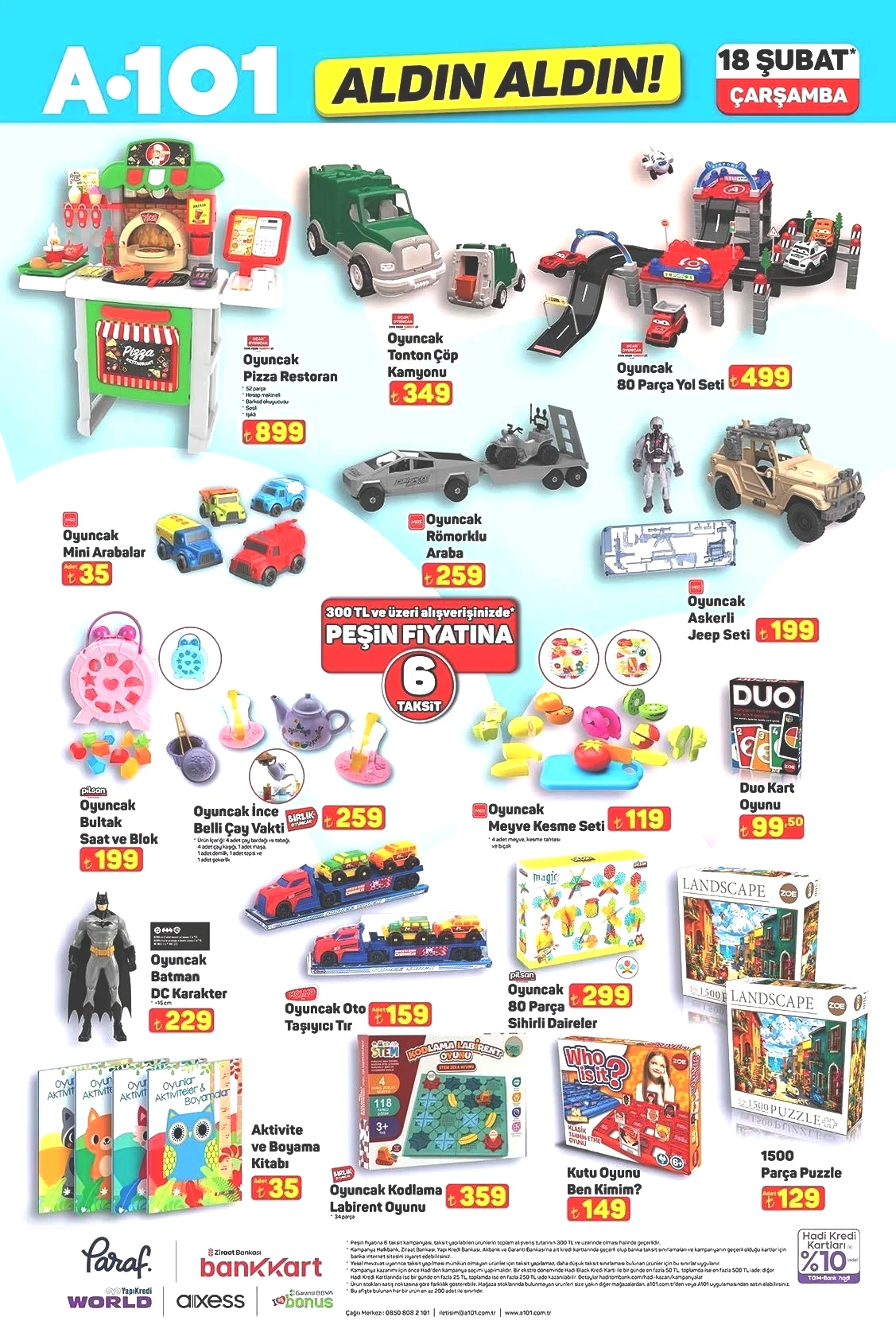 18 ŞUBAT A101 AKTÜEL KATALOGU