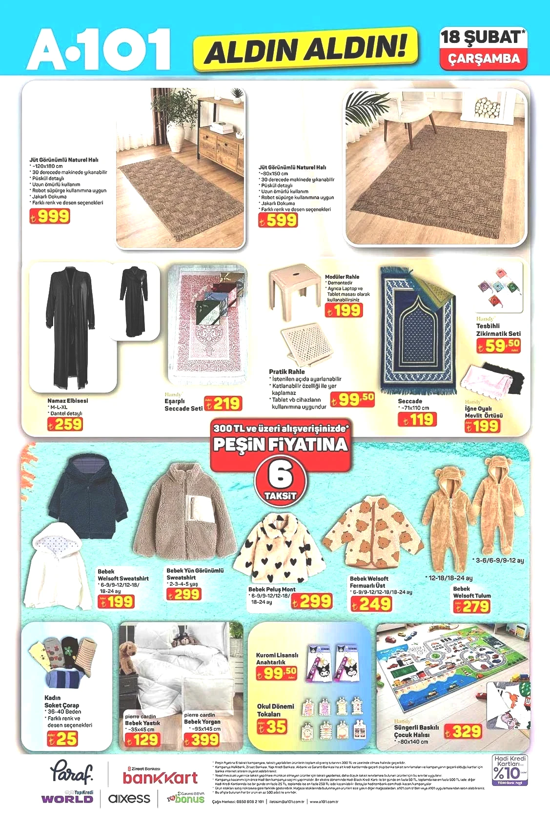 18 ŞUBAT A101 AKTÜEL KATALOGU